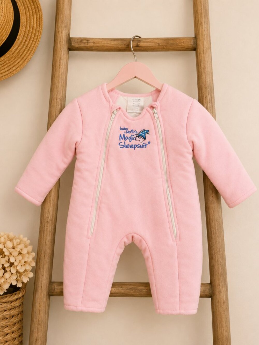Baby Merlin's Magic Sleepsuit Pink 6-9 Months Baby Sleep Suit Sleep Sack Large